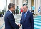 Yunanistan Başbakanı Miçotakis Ankara'da: Dikkat çeken kareler geldi