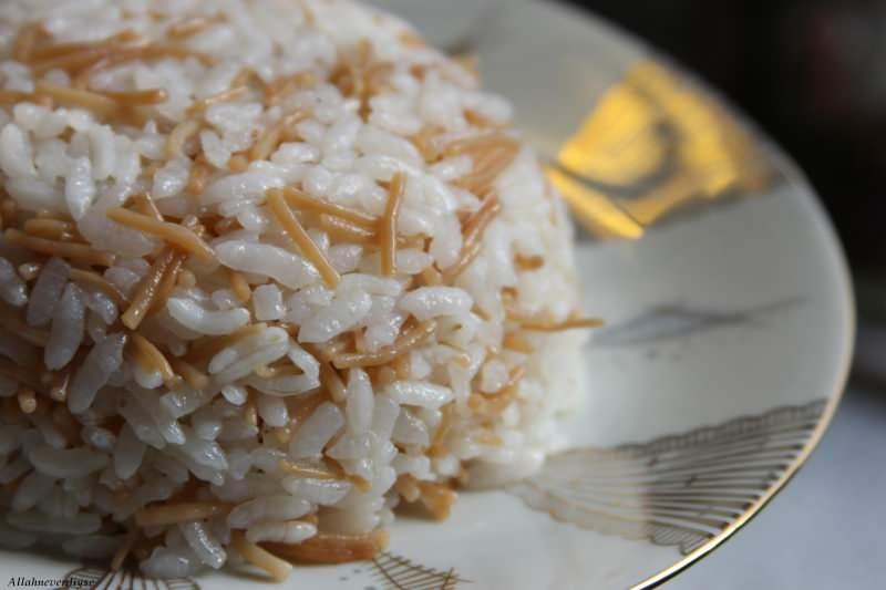 tereyağlı pirinç pilavı