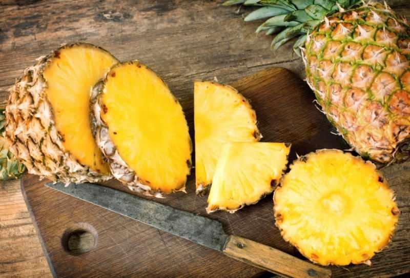 ananas sıvı oranı yüksek besindir