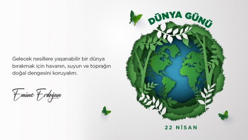 Emine Erdoğan'dan 'Dünya Günü' mesajı