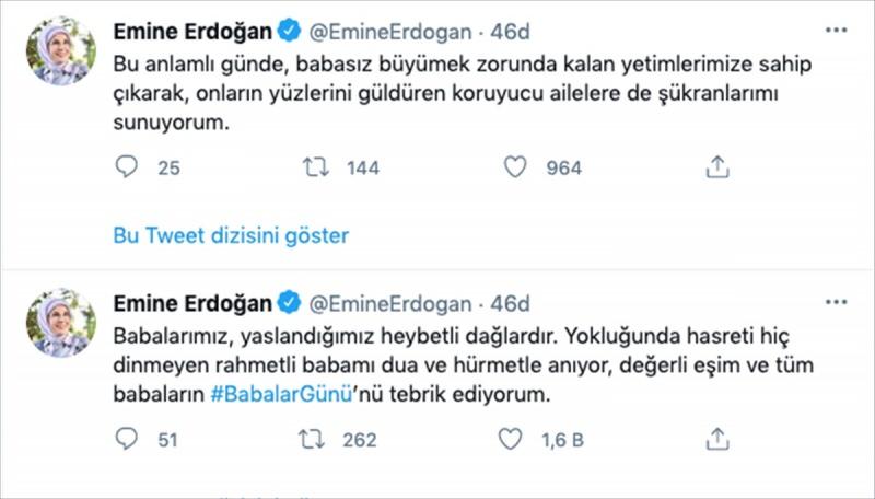 emine erdoğan paylaşımları
