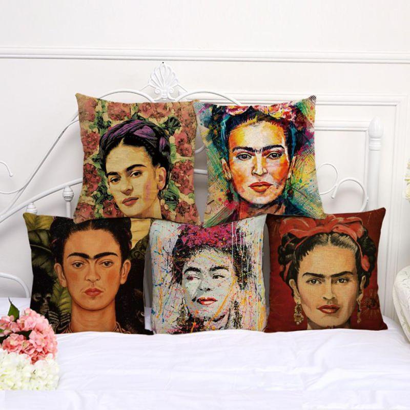 Frida Kahlo yastık kılıfı