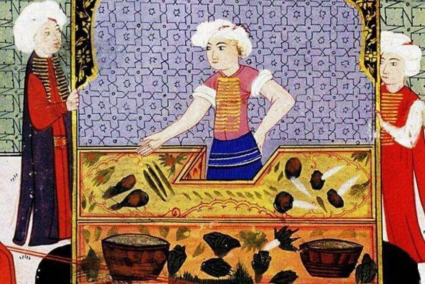 Osmanlı mutfağında güllac yapımı