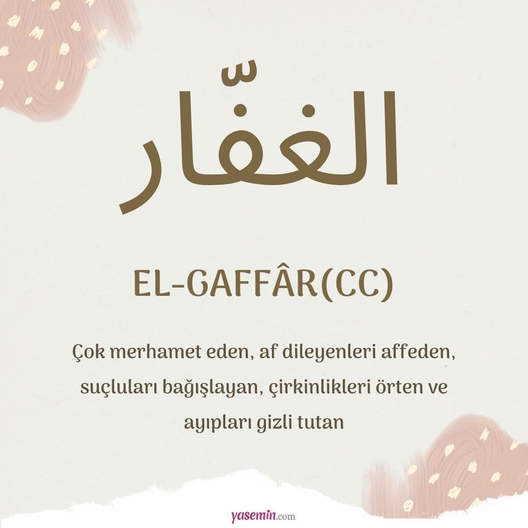 El-Gaffar ne demek