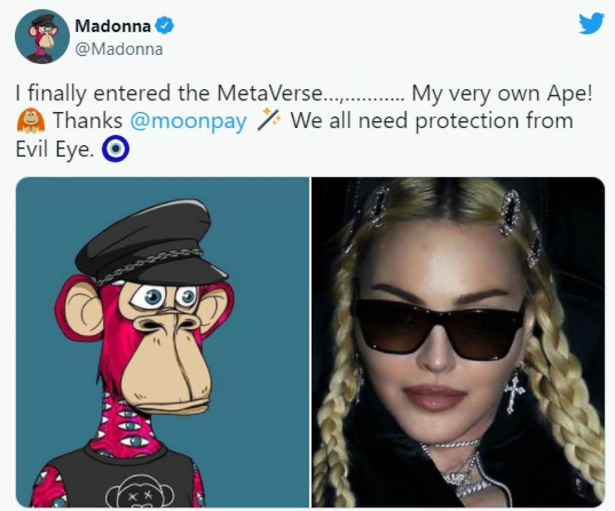 Madonna Twitter paylaşımı