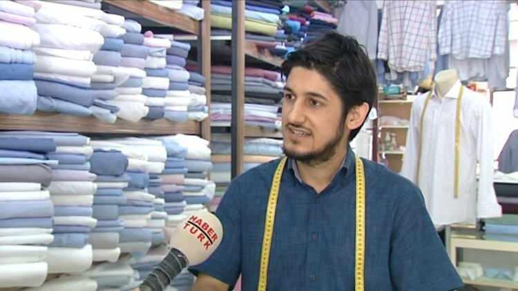 Mustafa Batak kadınlar için de özel dikim gömlek yapıyor