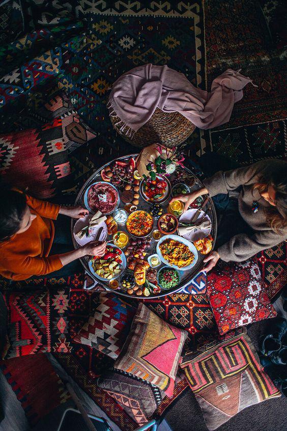 Geleneksel Türk evlerinde yemek bölümü