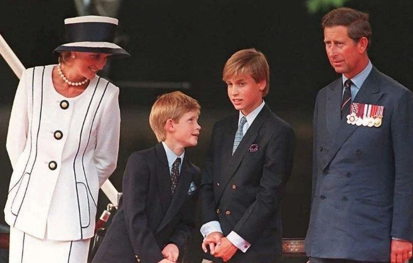 Prens Charles, Prenses Diana ve oğulları