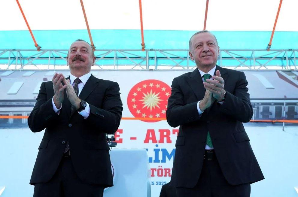Cumhurbaşkanı Recep Tayyip Erdoğan ve Azerbaycan Cumhurbaşkanı İlham Aliyev Rize Artvin Havalimanı açılışından kareler