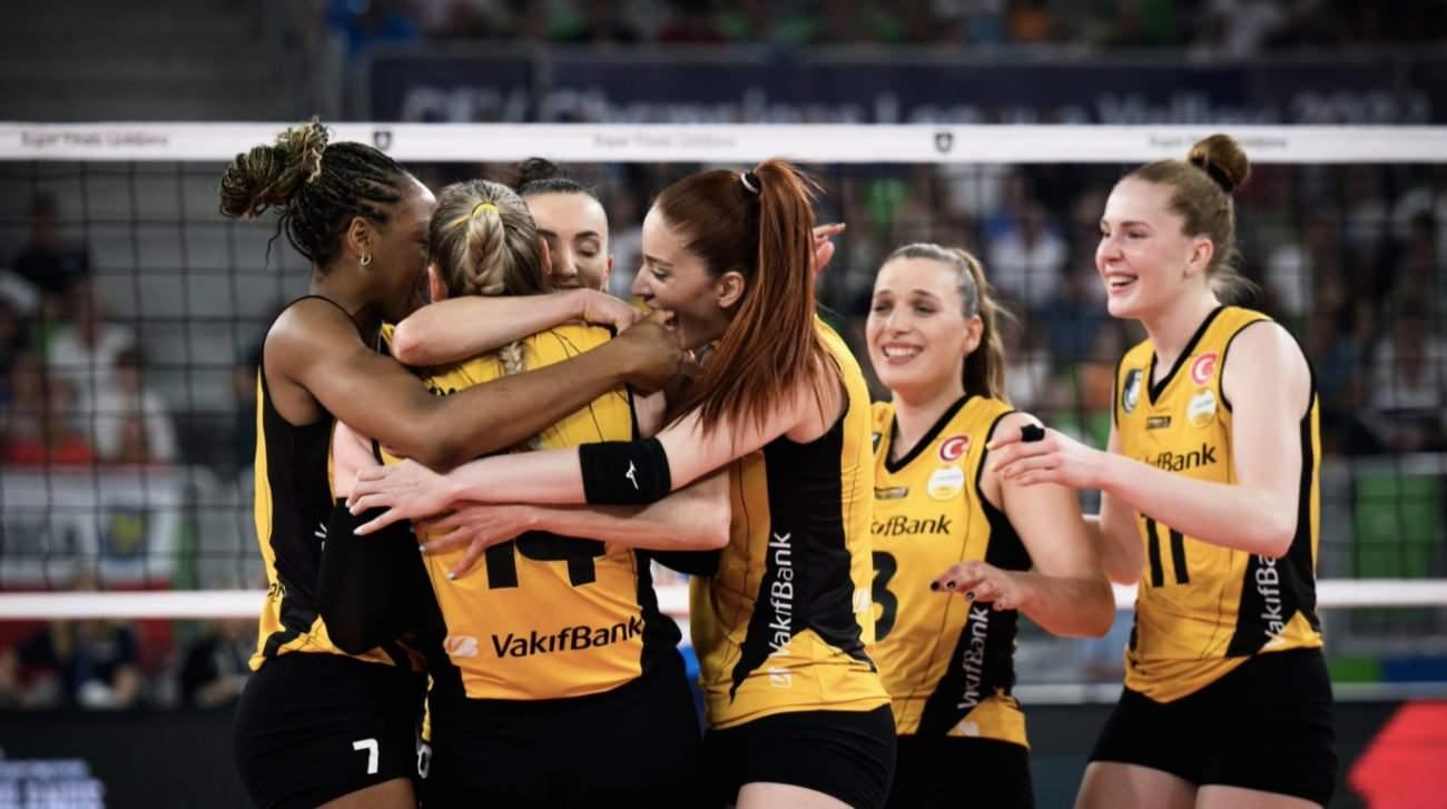 Vakıfbank Kadın Voleybol Takımı CEV Kadınlar Şampiyonlar Liginde 5. kez şampiyon oldu