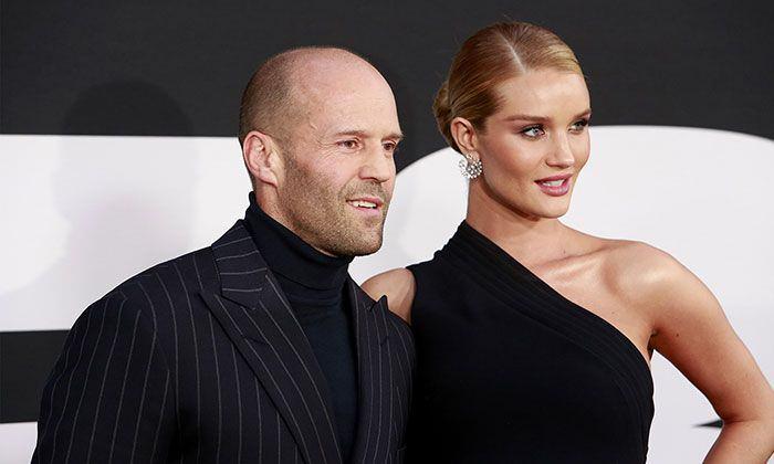 Jason Statham ve eşi Rosie Huntington Whiteley 