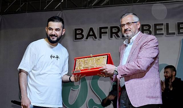 Resul Dindar ve Bafra Belediye Başkanı Hamit Kılıç