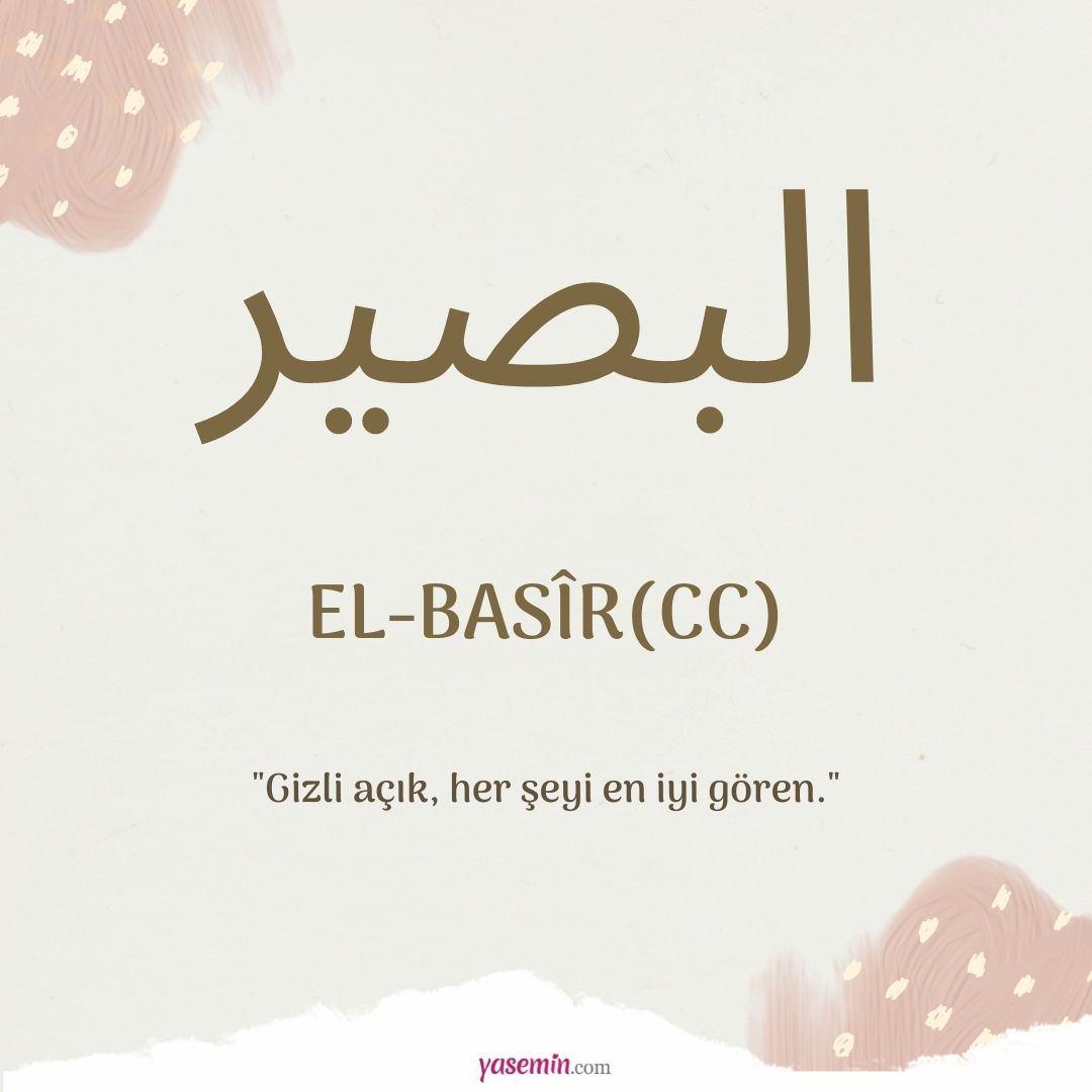 El-Basir (cc) ne demek?