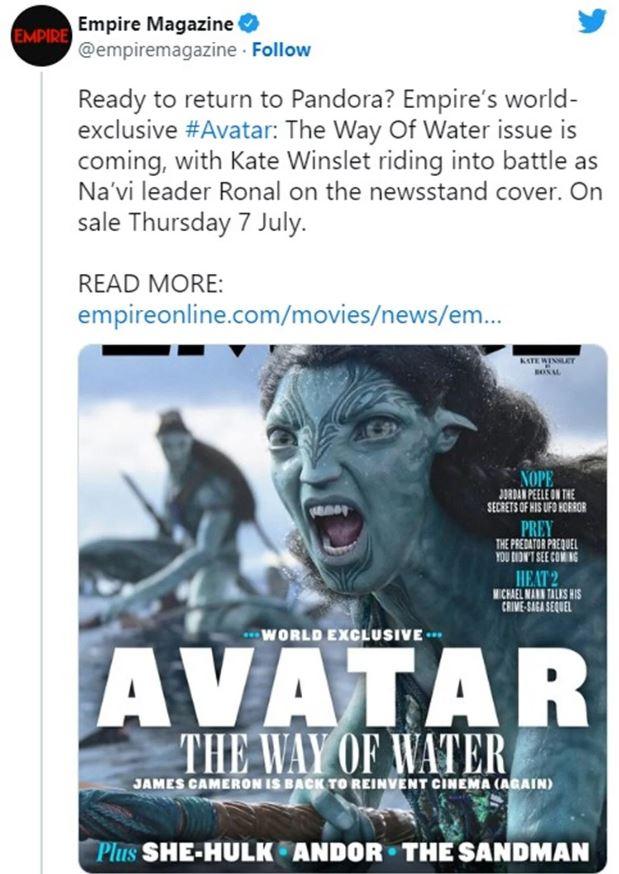 Avatar filmi Kate Winslet Ronal karakteri