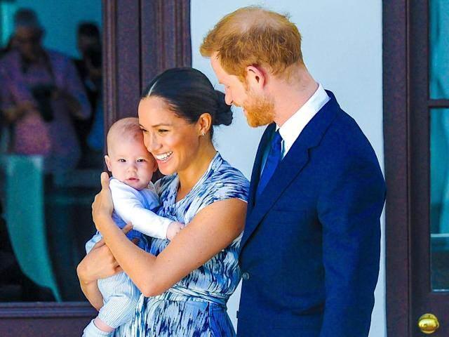 Prens Harry, eşi Meghan Markle ve oğulları Archie 