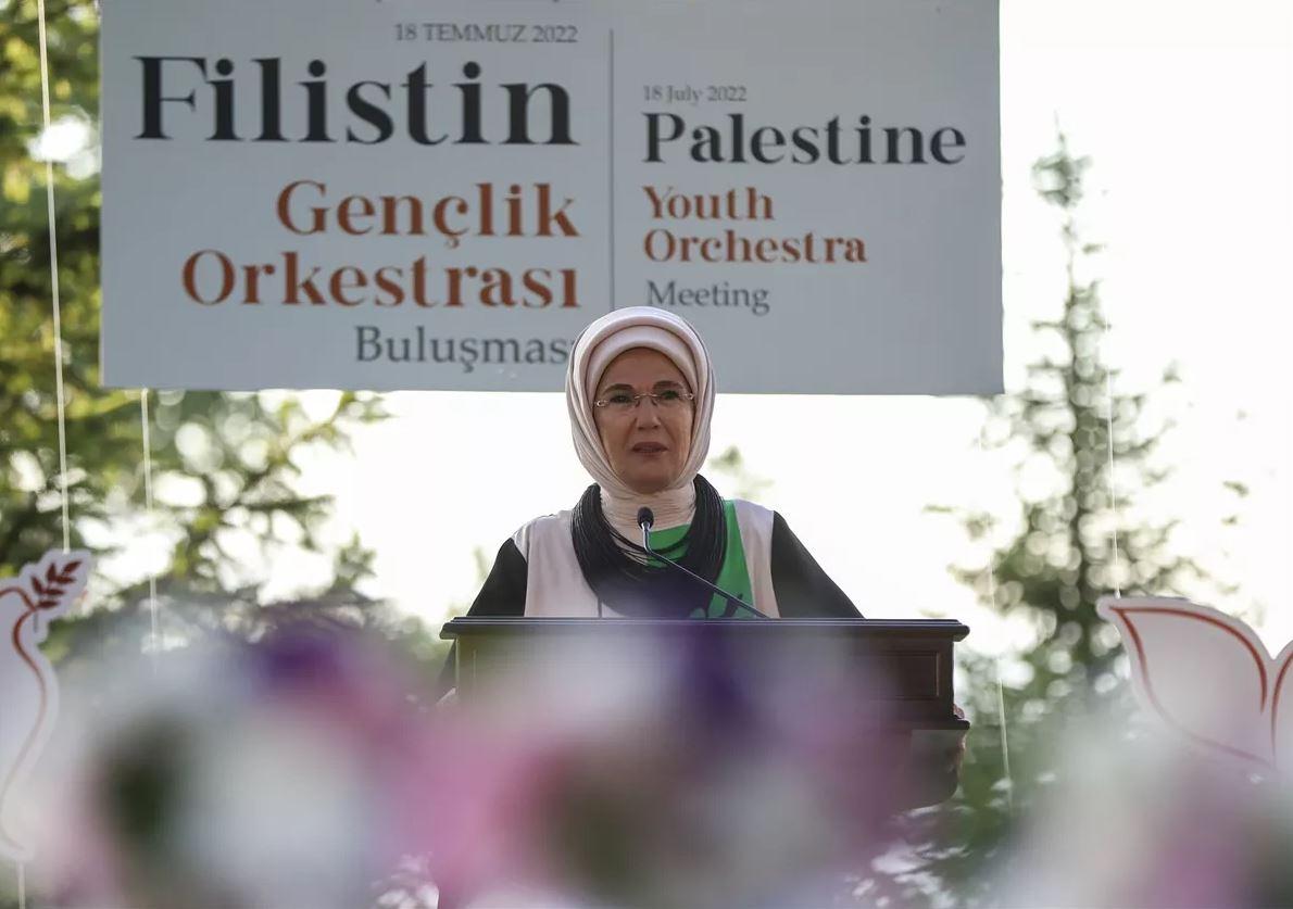 Emine Erdoğan Filistin Gençlik Orkestrası Buluşmasından kareler