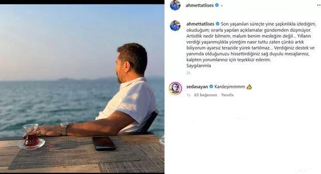  Ahmet Tatlıses sosyal medya hesabından paylaşımda bulundu