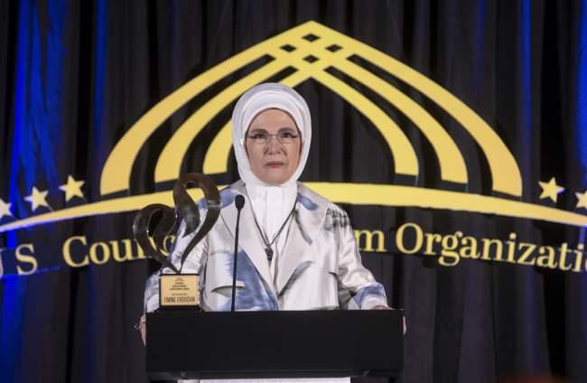 Emine Erdoğan abd de ödül aldı