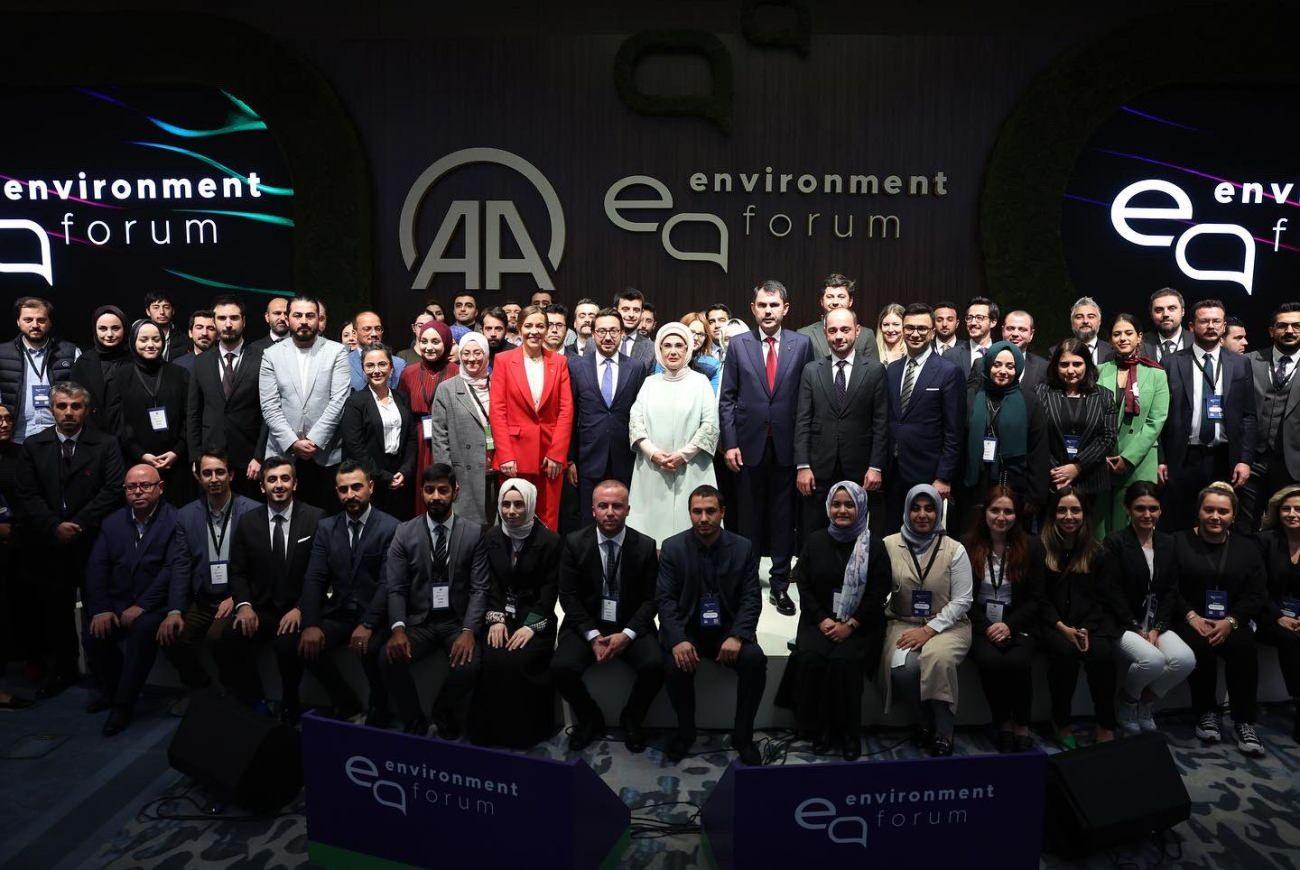 Emine Erdoğan Uluslararası Çevre Forumuna katıldı