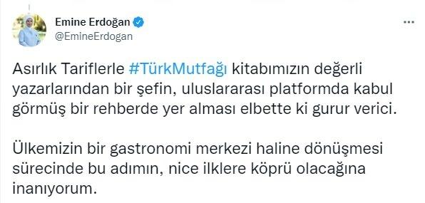 Emine Erdoğan Asırlık Tariflerle Türk Mutfağı