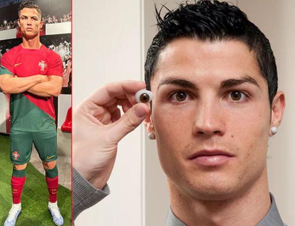 Cristiano Ronaldo ve balmumu heykelinin kalıbı 170 saatte çıktı