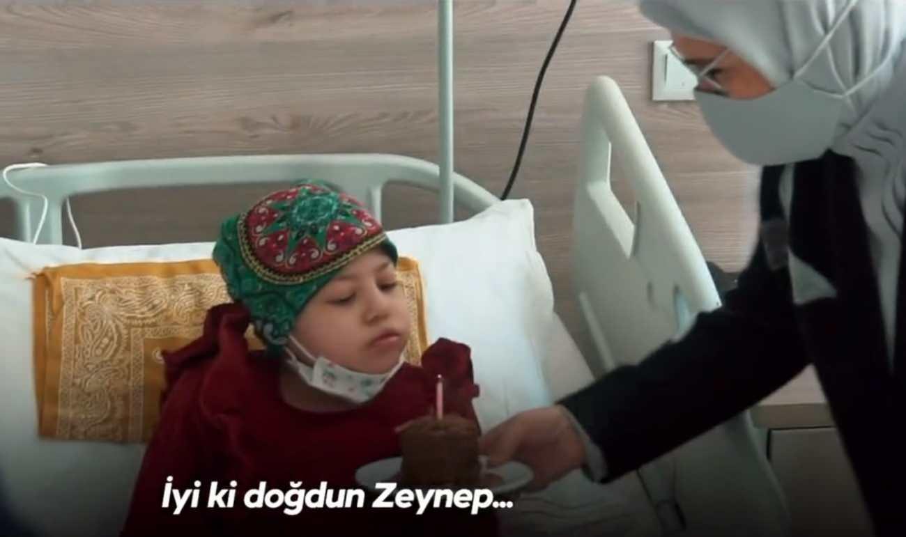 Emine Erdoğan kanserli çocukları ziyaret etti