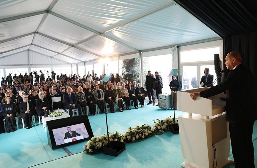 Cumhurbaşkanı Erdoğan Şule Yüksel Şenler Vakfı açılışında konuştu