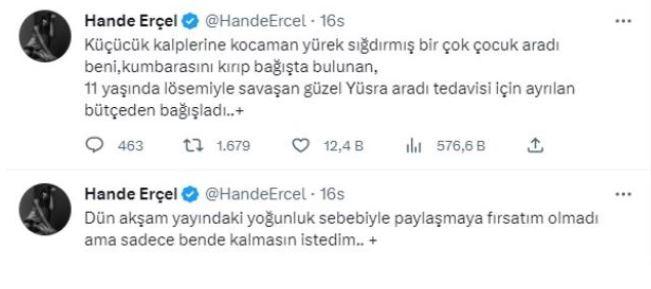 Hande Erçel twitter
