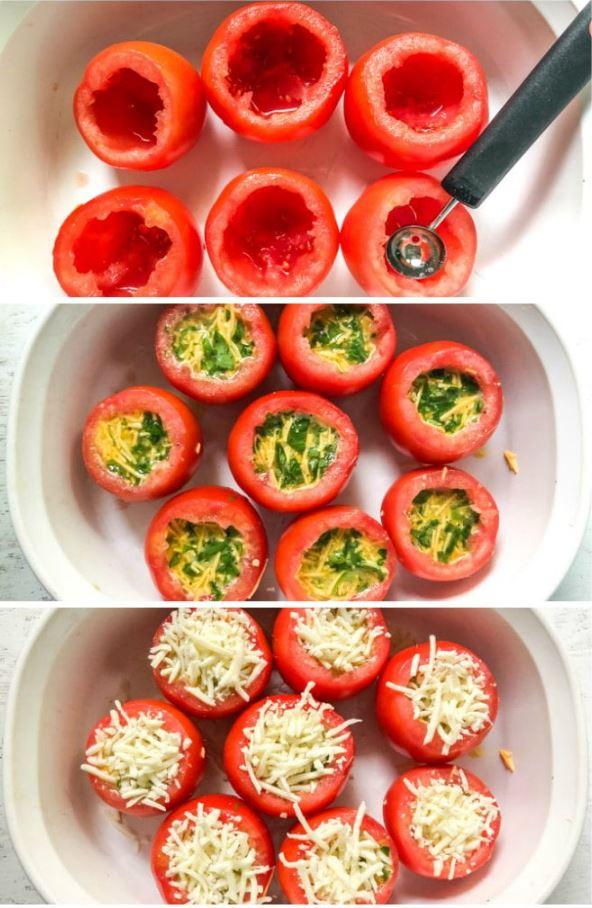 Yumurtalı domates dolma tarifi kolay lezzetli pratik tarif