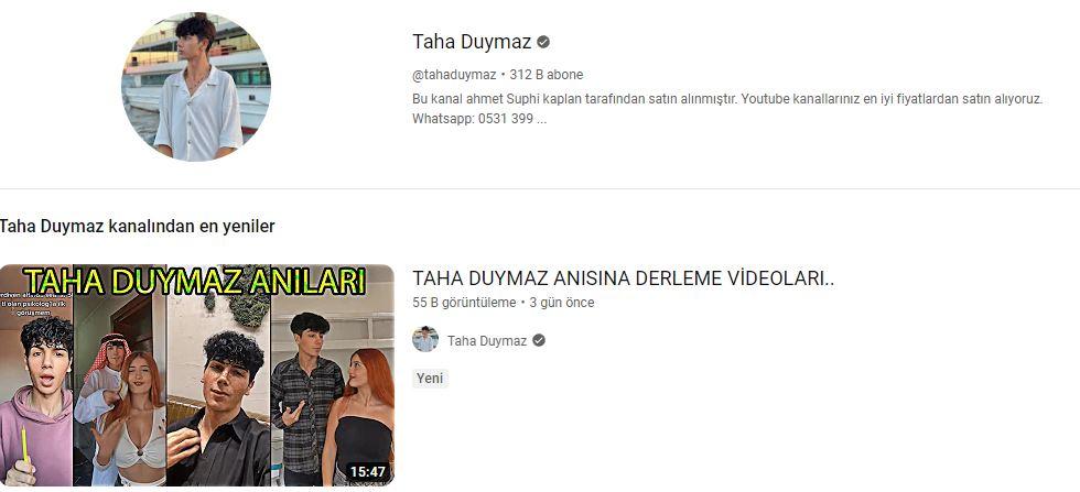 Taha Duymaz youtube