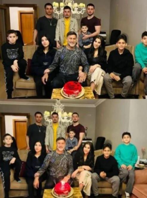 İzzet Yıldızhan çocuklarıyla birlikte 60ıncı yaş gününü kutladı
