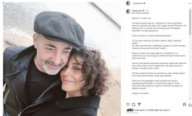 Arzum Onan ile Mehmet Aslantuğ çifti boşanıyor! Arzum Onan mahkeme tarihini duyurdu