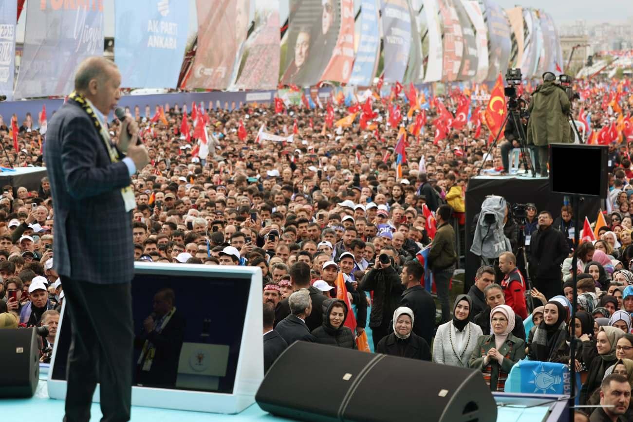 Emine Erdoğan Ankara mitinginden paylaştı