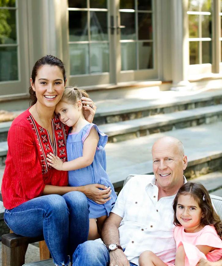 Bruce Willis eşi Emma Heming ve çocukları