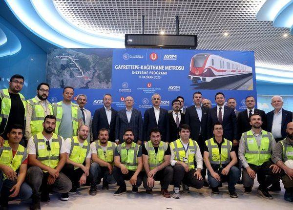 İstanbul Havalimanı-Gayrettepe Metro Hattı Gayrettepe İstasyonu çalışmaları