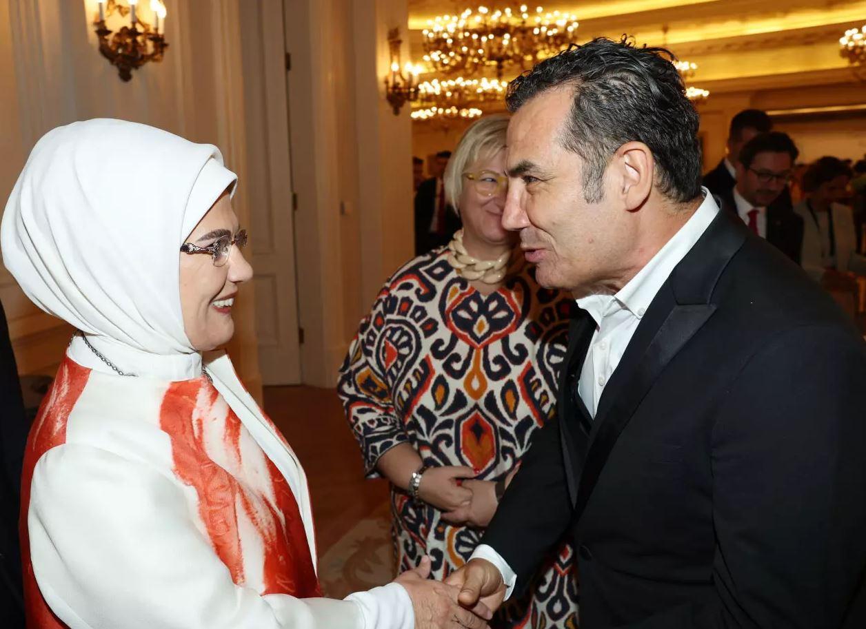 Emine Erdoğan ile Ferhat Göçer bir araya geldi