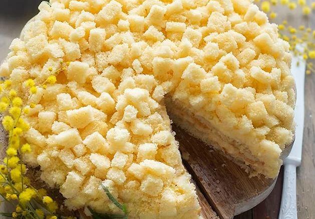 Torta mimoza pasta tarifi