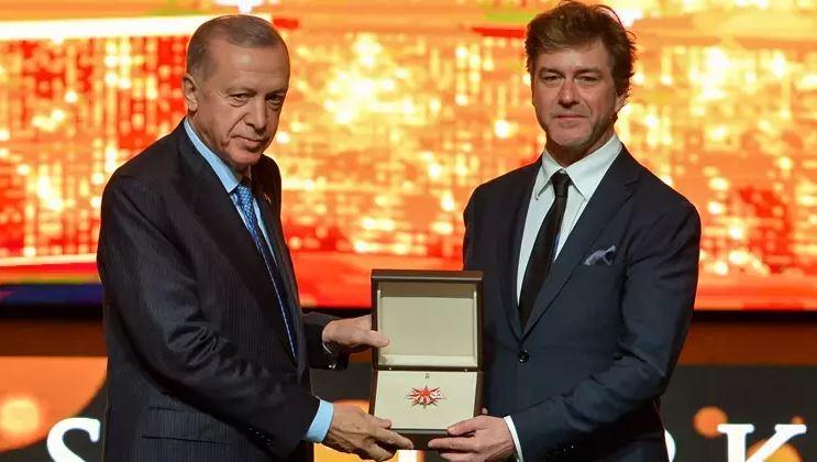 Cumhurbaşkanı Recep Tayyip Erdoğan ve Tan Sağtürk