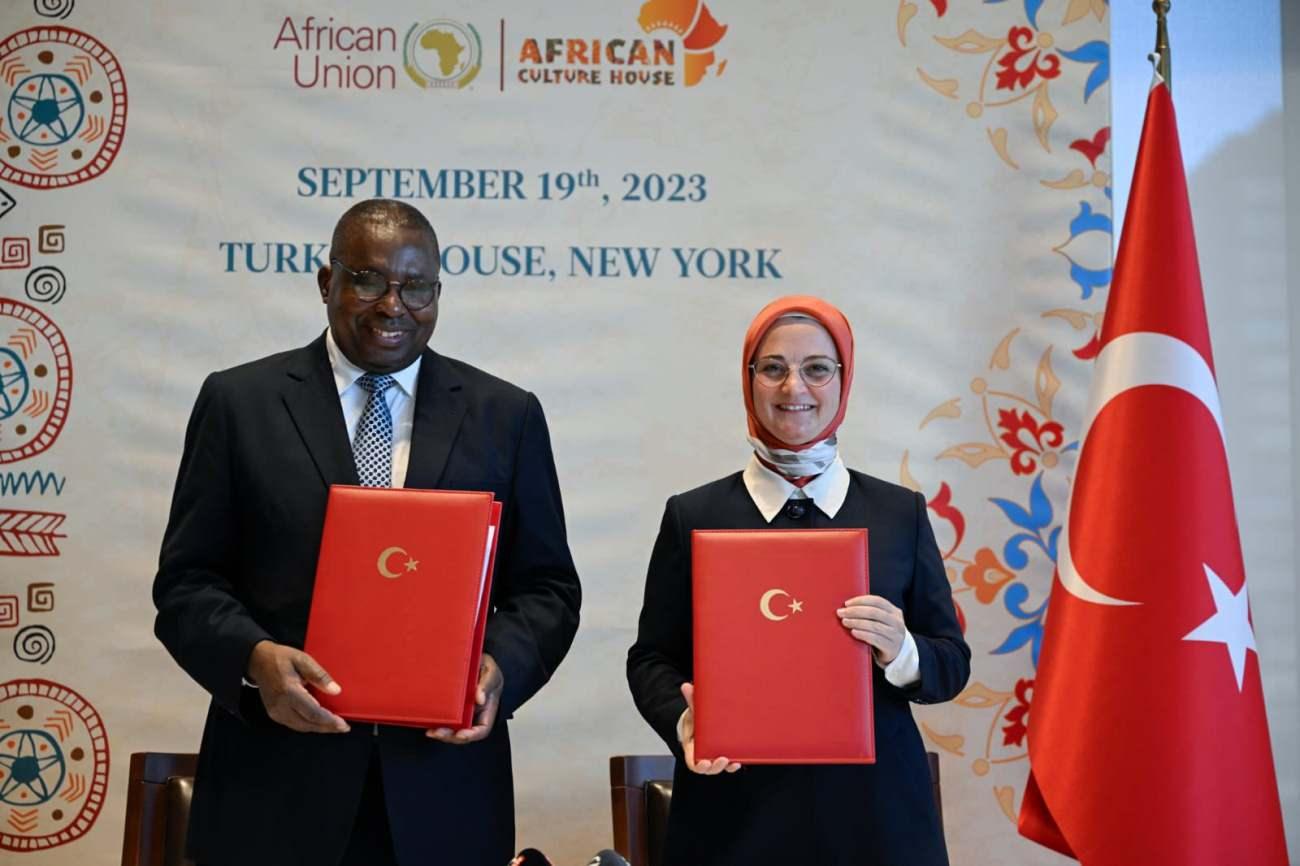 Afrika Birliği ile Afrika Kültür Evi Derneğimiz arasında imzalanan iş birliği protokolü