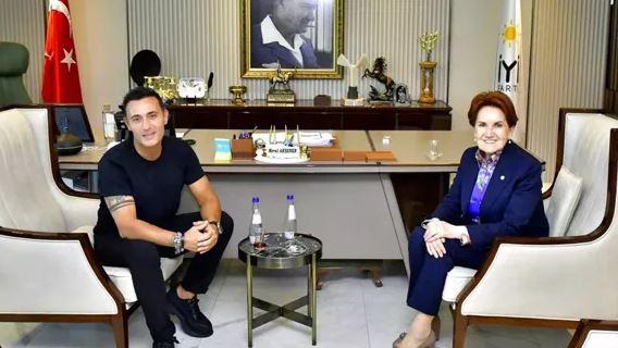 İYİ Parti Genel Başkanı Meral Akşener ve Mustafa Sandal