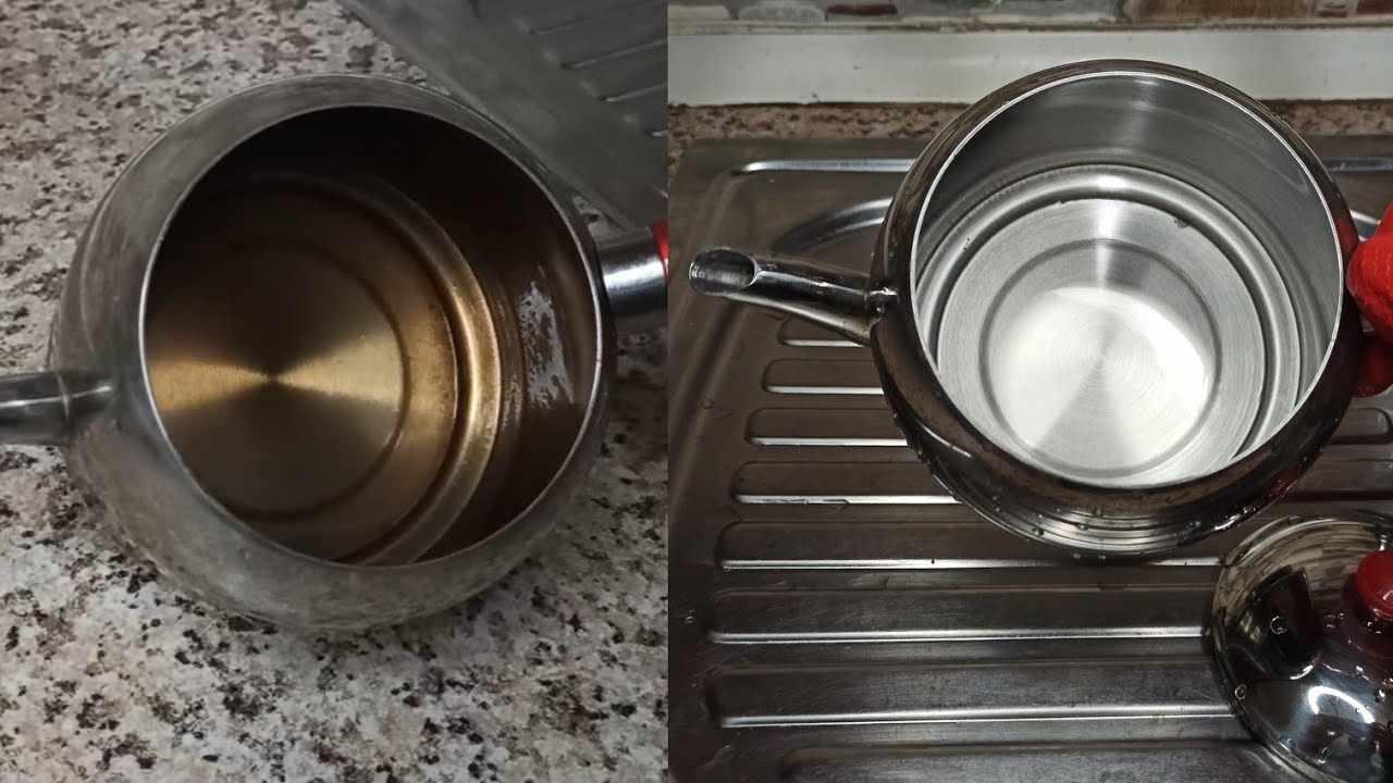 Çelik çaydanlık nasıl temizlenir?