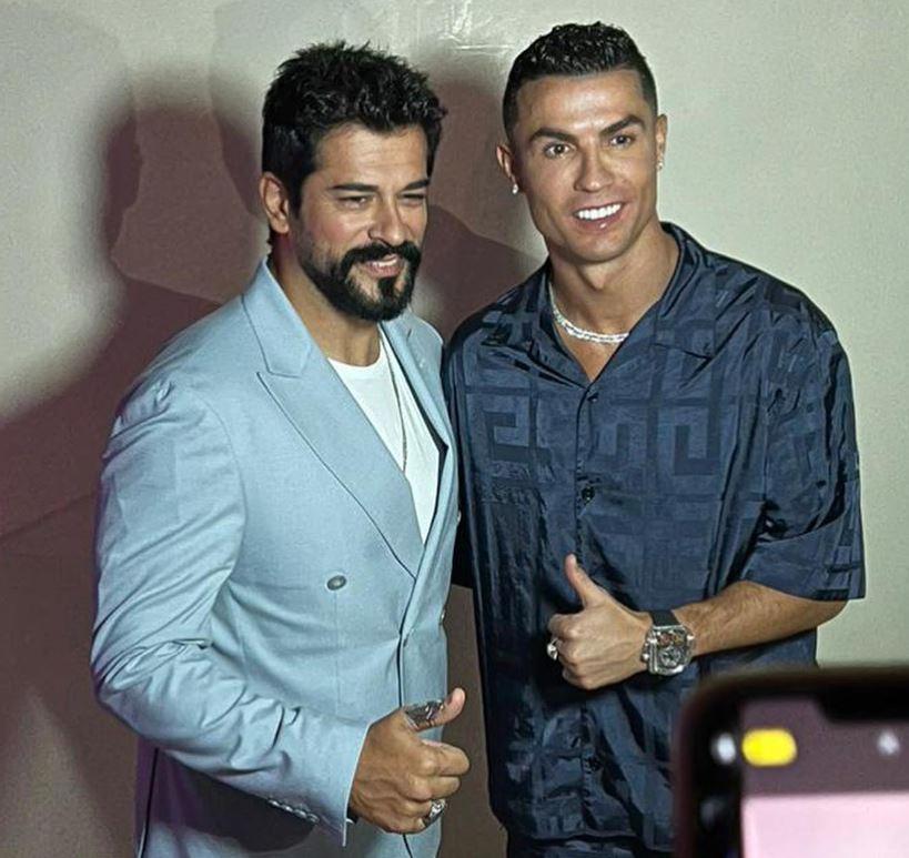 Burak Özçivit ve Cristiano Ronaldo 