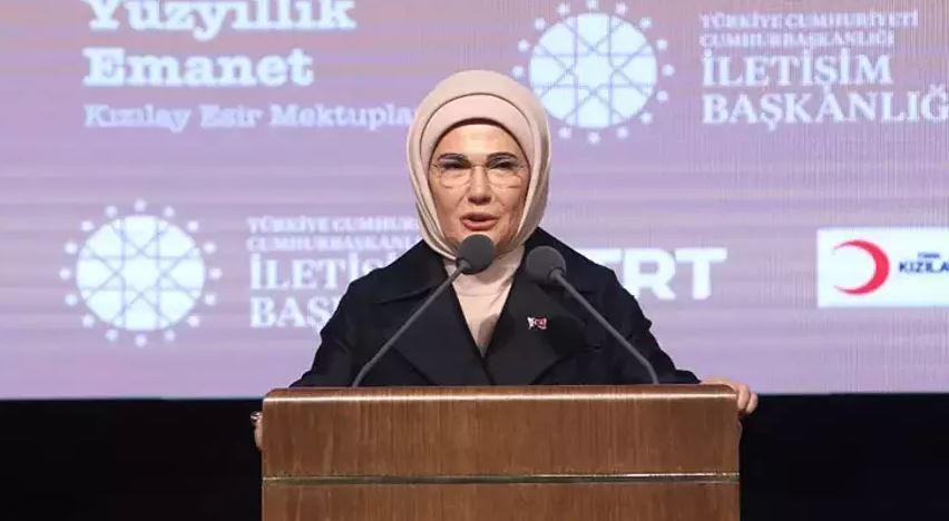 Emine Erdoğan Yüzyıllık Emanet Kızılay Esir Mektupları Sergisi