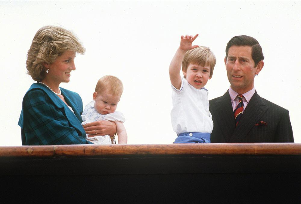 Prenses Diana, Kral III Charles ve çocukları