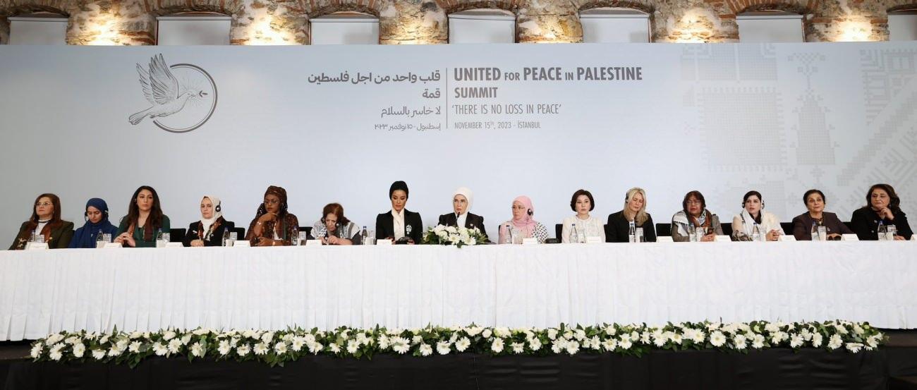 Filistin İçin Tek Yürek Zirvesi Basın Toplantısı