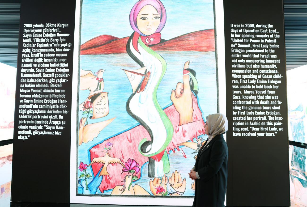 Emine Erdoğan Kurşun Geçirmez Düşler Gazzeli Çocuk Ressamlar