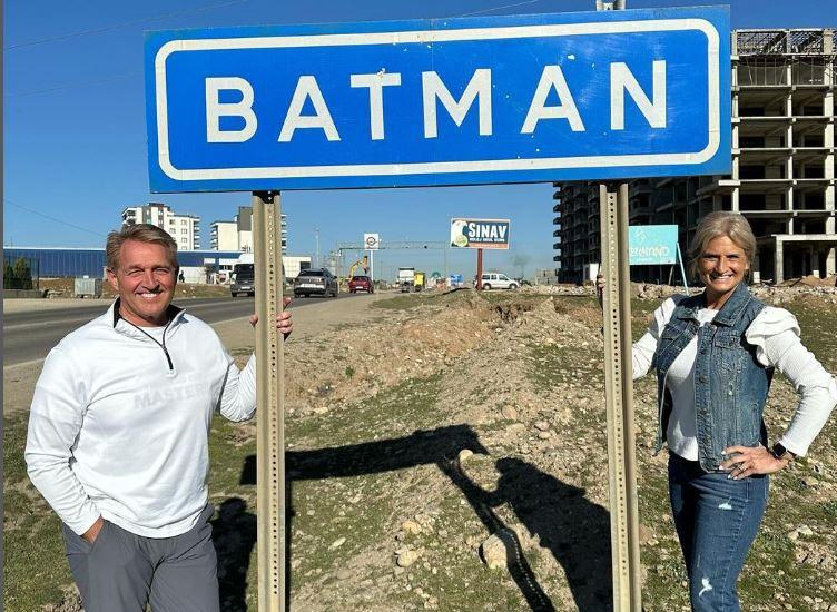 ABD Büyükelçi Jaff Flake ve eşi Cherly Flake Batman şehrinde