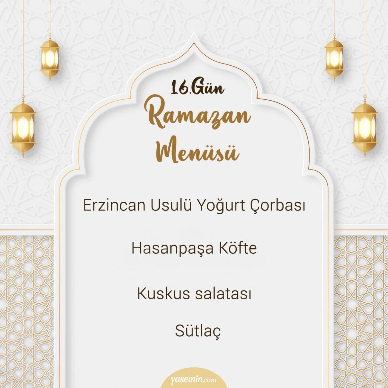 Ramazan menüsü 16