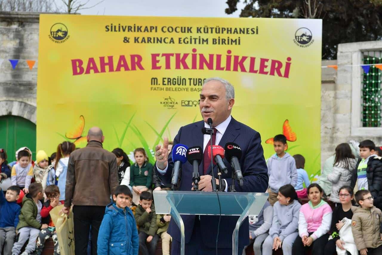 Fatih Belediye Başkanı Mehmet Ergün Turan Silivrikapı Anne Çocuk Merkezi
