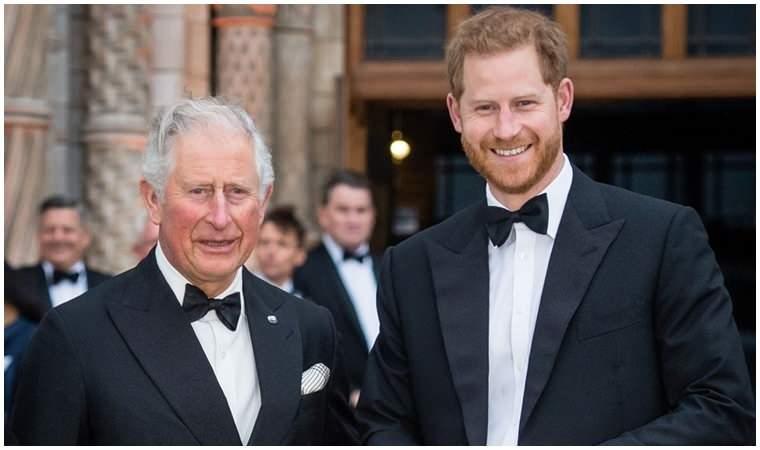 Kral Charles ve oğlu Prens Harry